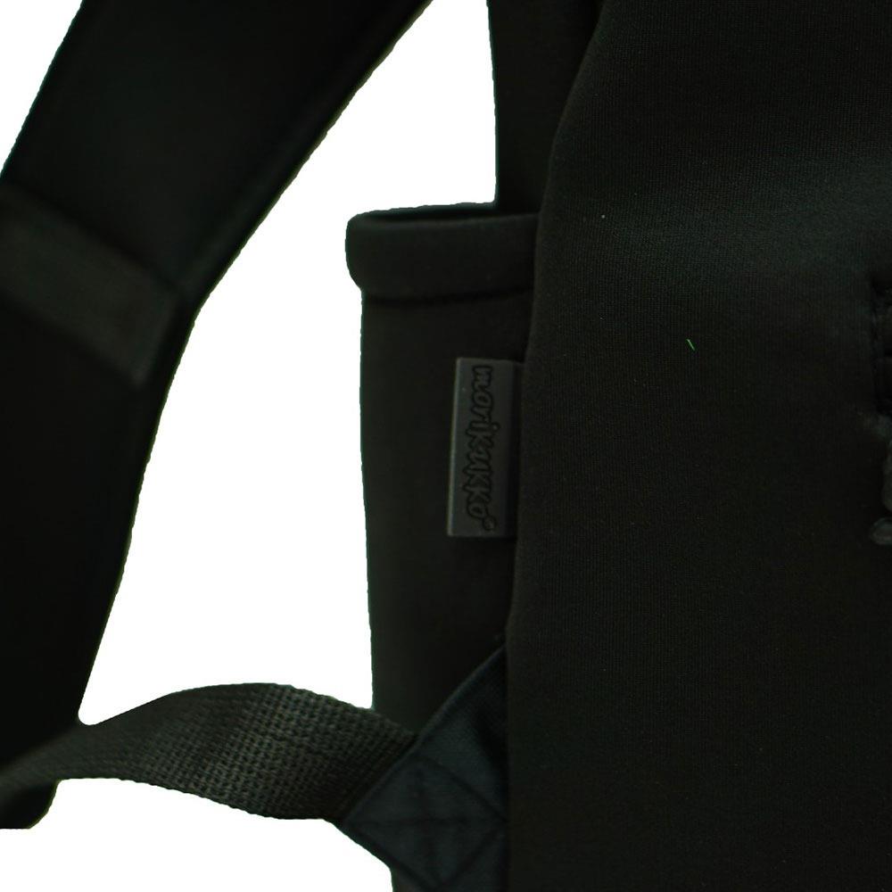 Morikukko Black Basic Black Kapüşonlu Sırt Çantası