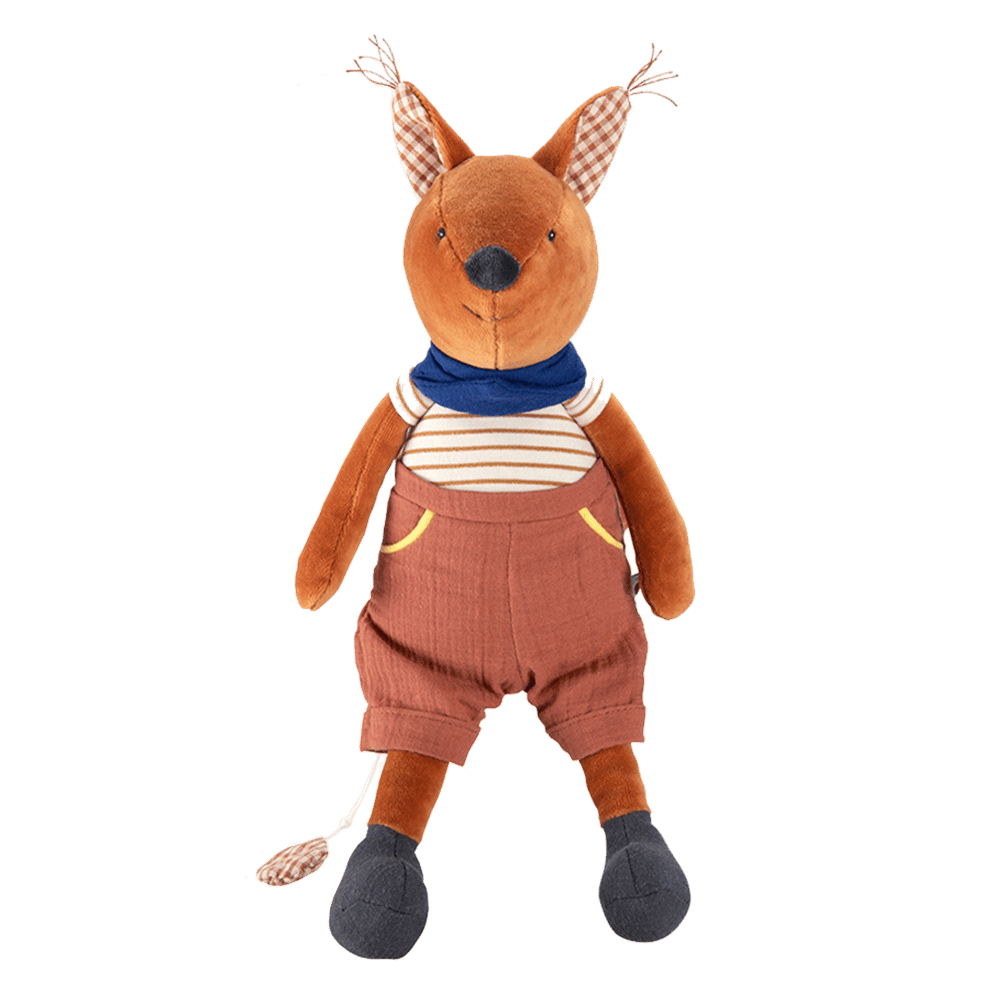 Moulin Roty Müzikli Peluş Oyuncak Sincap