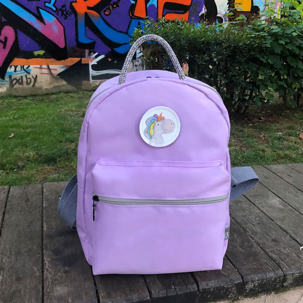 MUCA BEBEK BAKIM SIRT ÇANTASI Lila