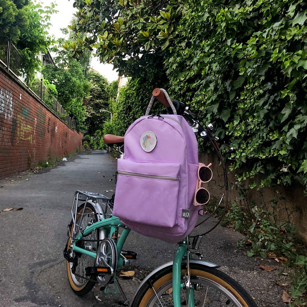 MUCA BEBEK BAKIM SIRT ÇANTASI Lila
