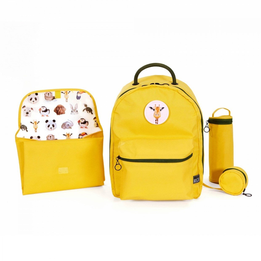 MUCA BEBEK BAKIM SIRT ÇANTASI Sarı