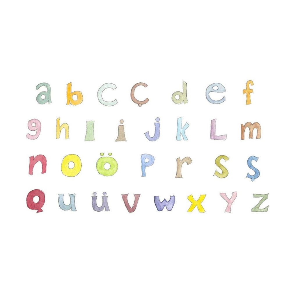 Muca El Yapımı Pastel Harfler