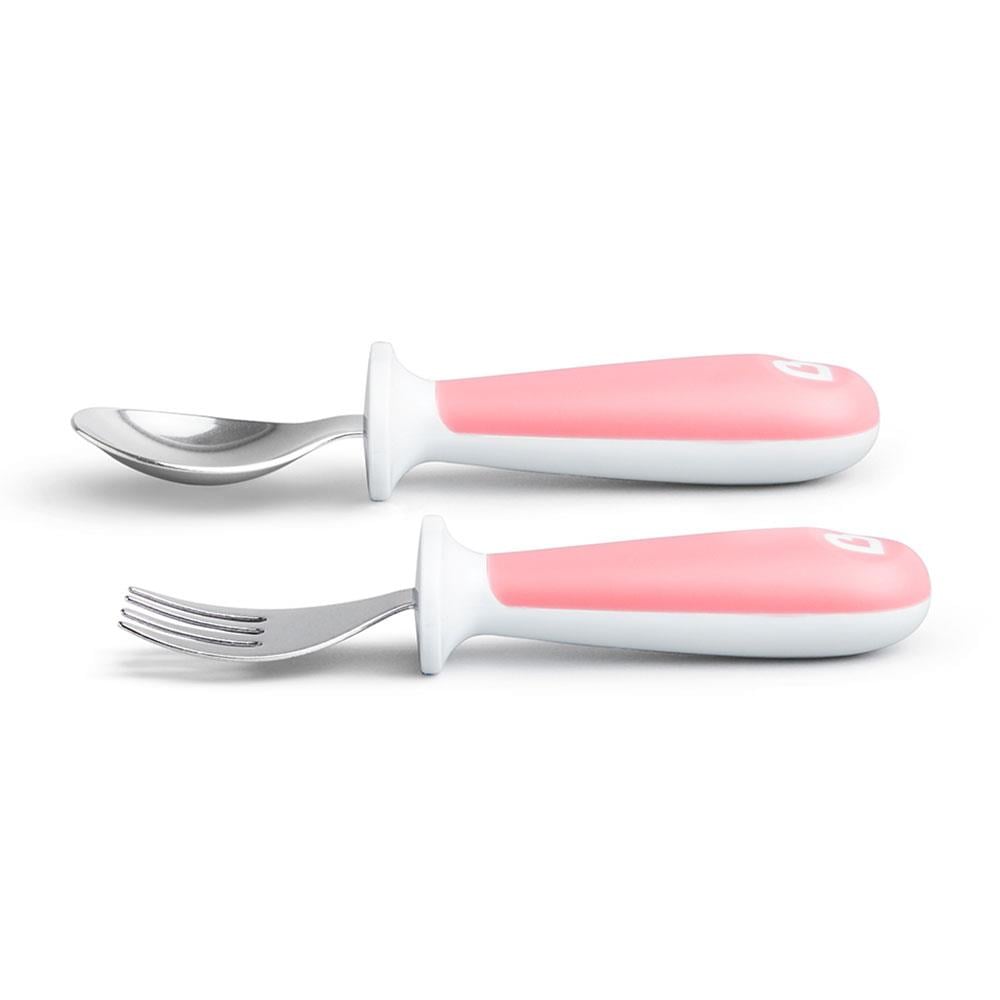 Munchkin Çocuk Çatal & Kaşık Seti 12 Ay + Pembe