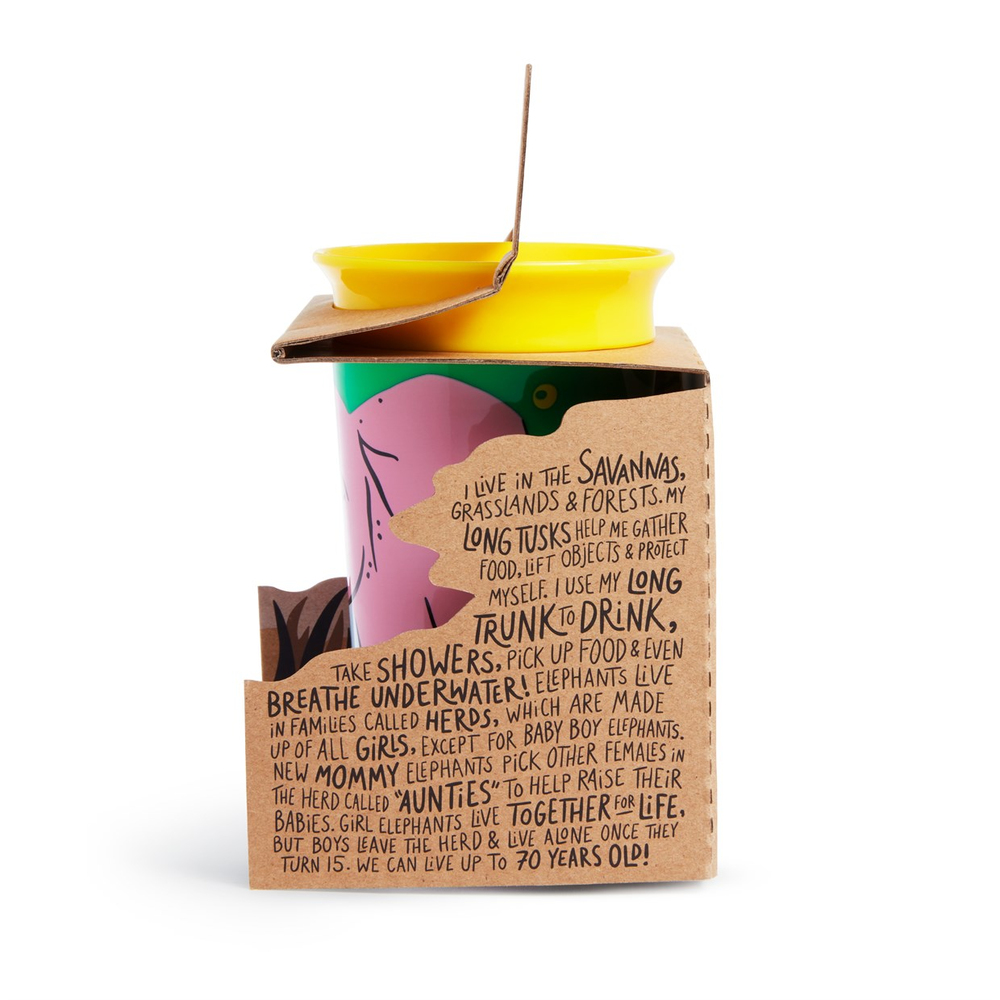 Munchkin Mucize 360° Wildlove Fil Alıştırma Bardağı 12 Ay + 266 ml