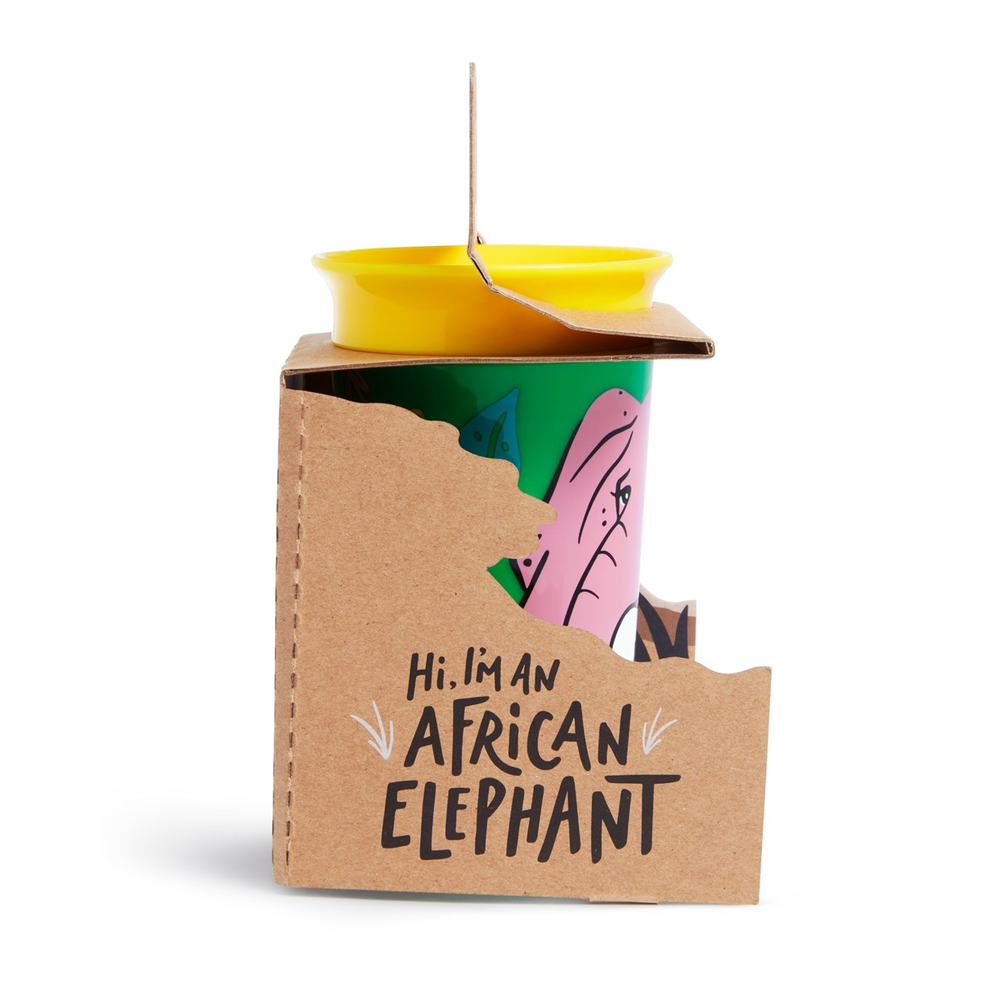 Munchkin Mucize 360° Wildlove Fil Alıştırma Bardağı 12 Ay + 266 ml