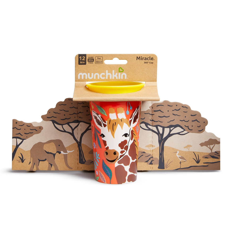 Munchkin Mucize 360° Wildlove Zürafa Alıştırma Bardağı 12 Ay+ 266 ml