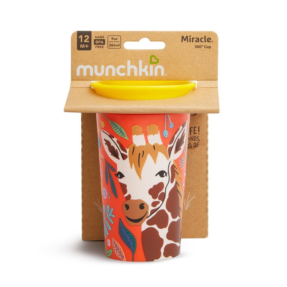 Munchkin Mucize 360° Wildlove Zürafa Alıştırma Bardağı 12 Ay+ 266 ml