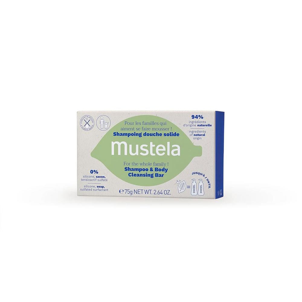 Mustela Katı Şampuan ve Vücut Temizleme Barı 75 gr