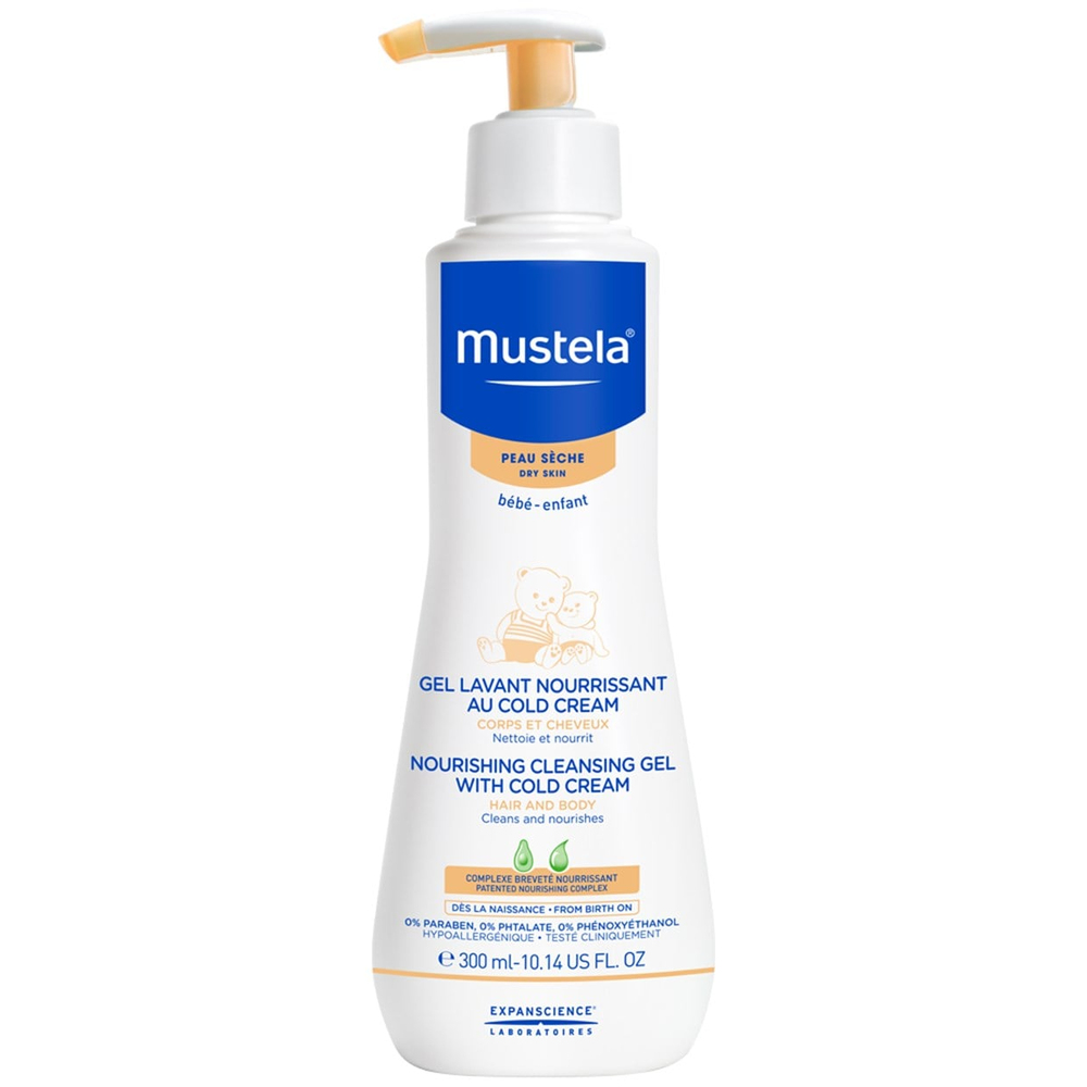 MUSTELA KURU CİLTLER İÇİN COLD CREAM İÇEREN BESLEYİCİ ŞAMPUAN 300 ML