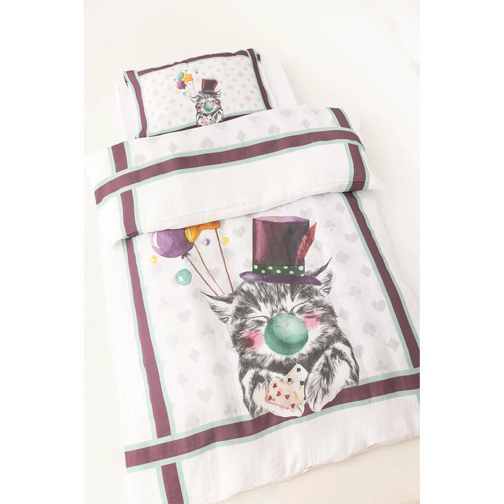 Nilue Fashion Cat Müslin Nevresim Takımı