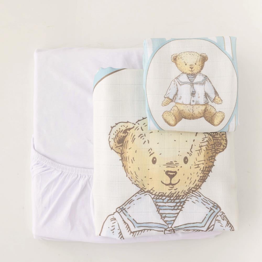 Nilue Vintage Boy Müslin Nevresim Takımı
