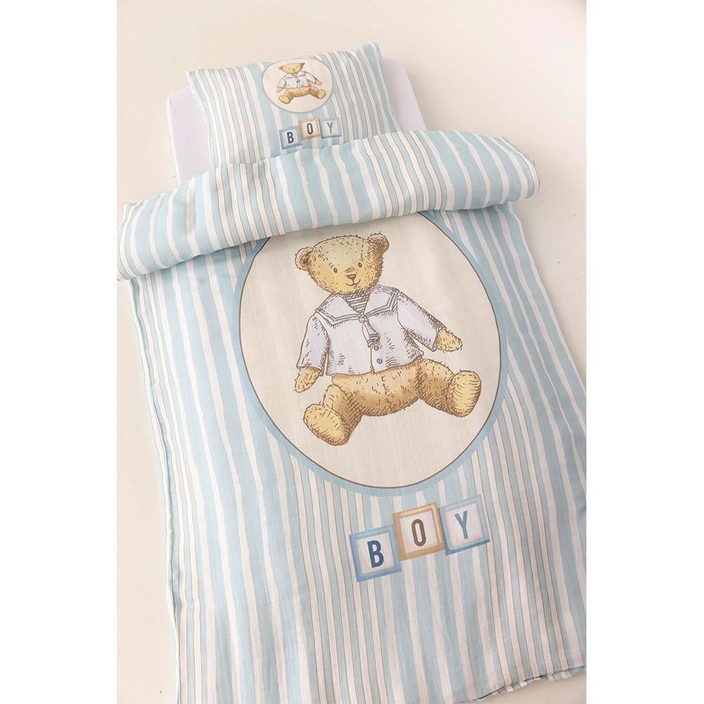 Nilue Vintage Boy Müslin Nevresim Takımı