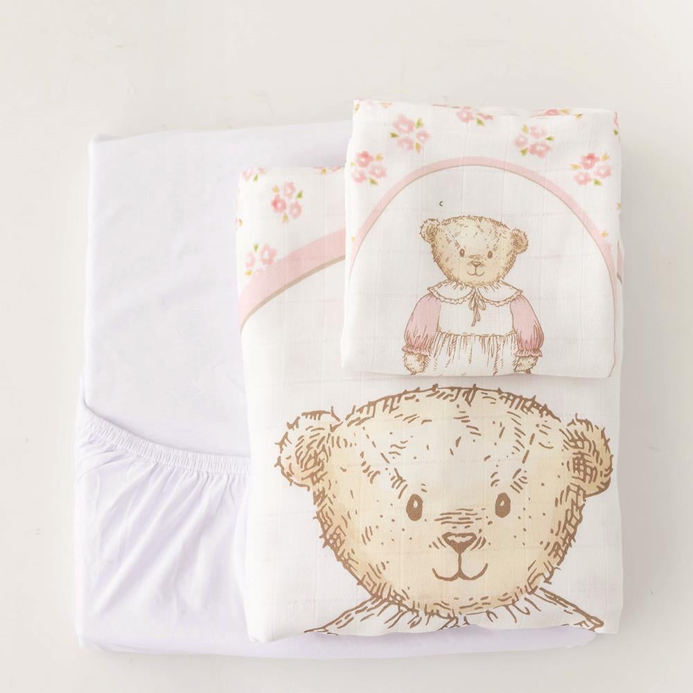 Nilue Vintage Girl Müslin Nevresim Takımı