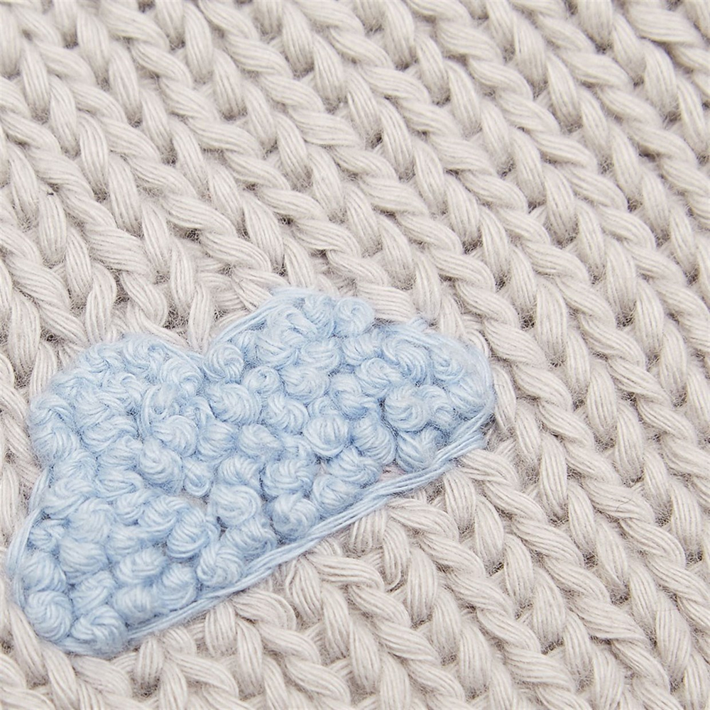 NİNO TRİKO ŞAPKA GRİ - MAVİ