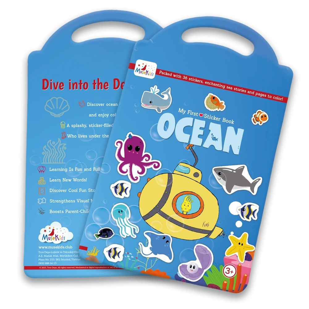 Ocean Sticker Kitabı
