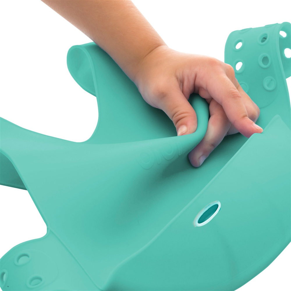 OiOi DOĞAL SİLİKON MAMA ÖNLÜĞÜ - AQUA GREEN