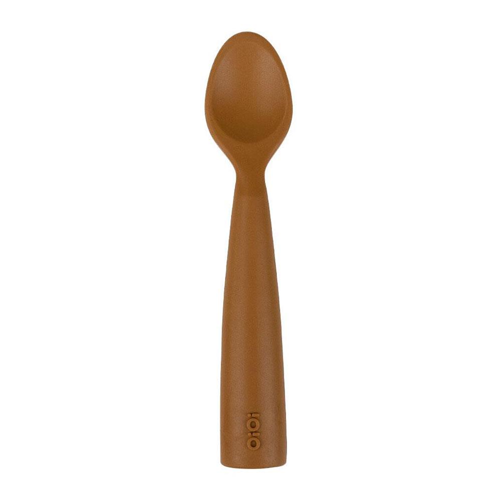 OiOi Nam Nam Silikon Kaşık Woody Brown