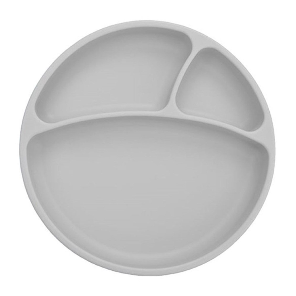 OiOi Vakumlu Bölmeli Tabak Powder Grey