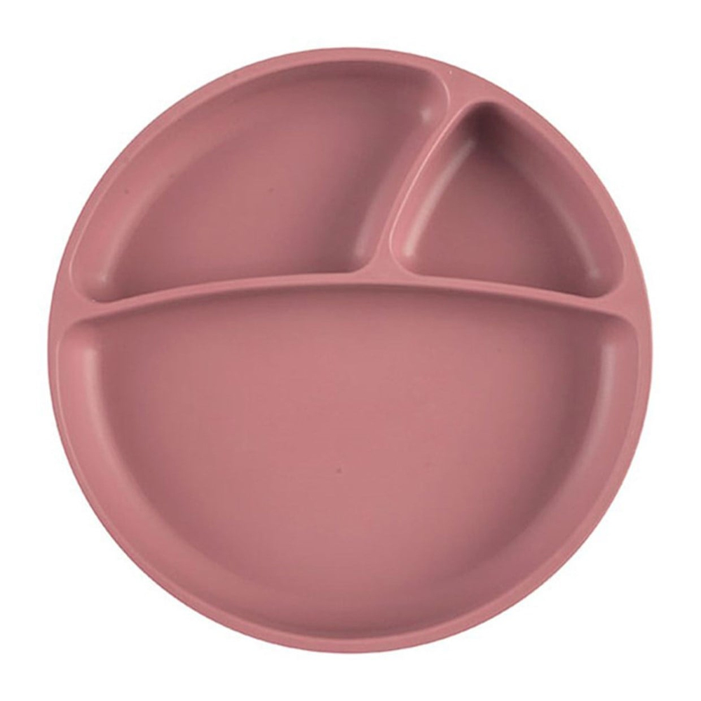 OiOi Vakumlu Bölmeli Tabak Velvet Rose