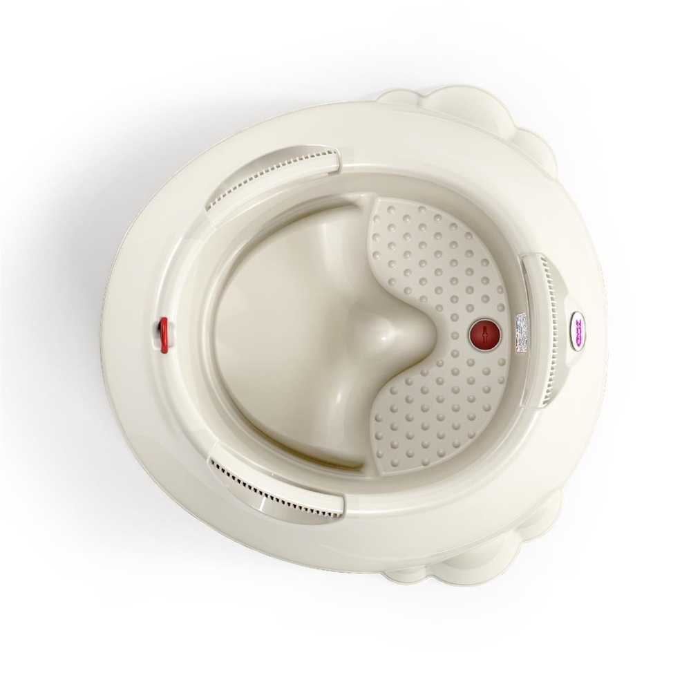 OKBaby Bebek Banyo Seti Opla Küvet & Splash Bebek Duşu Kırık Beyaz