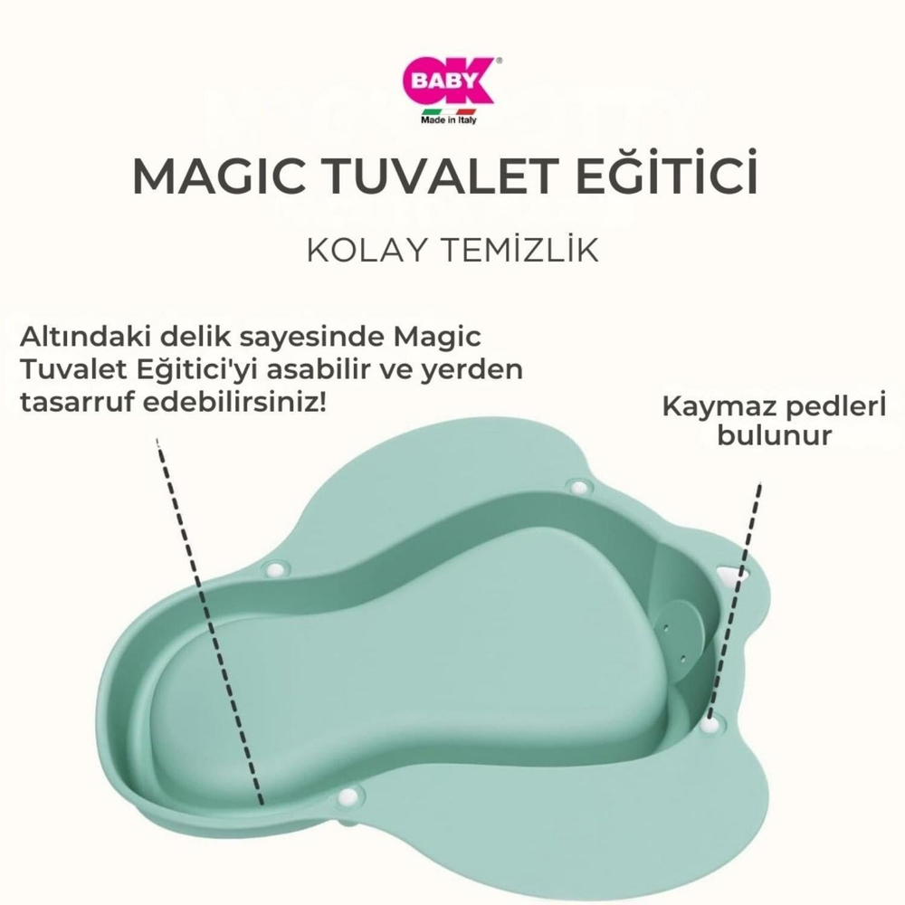 OKBaby Magic Tuvalet Eğitici A. Gri