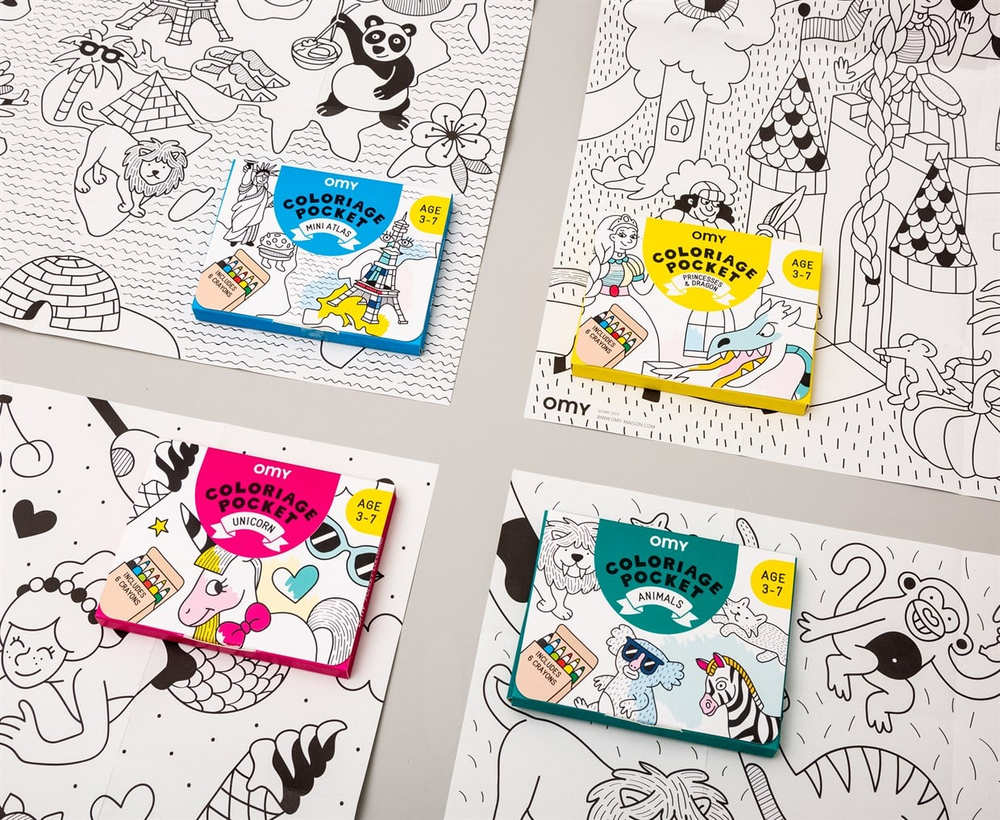 Omy Coloring Pocket Animals
