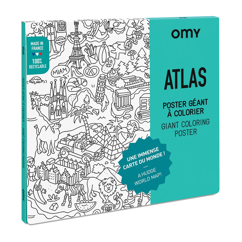 Omy Coloring Poster Atlas