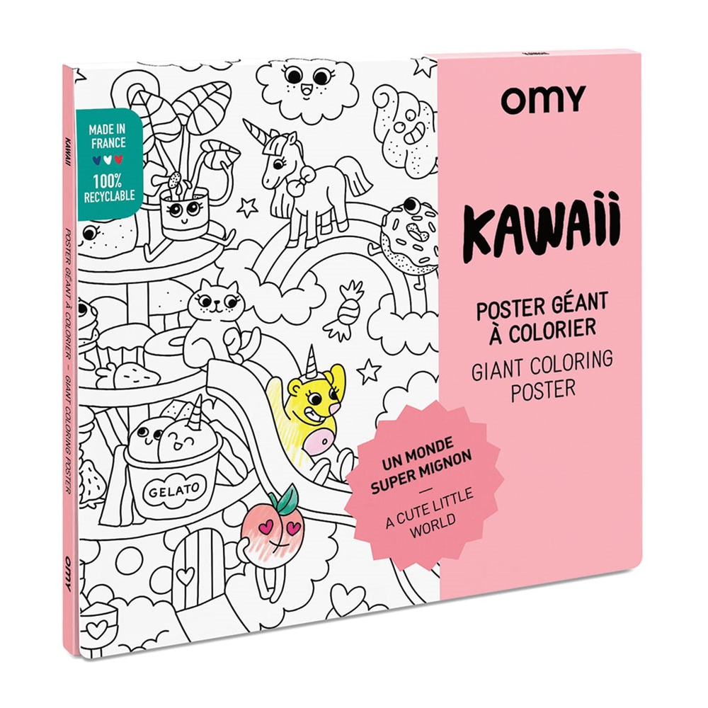 Omy Coloring Poster Kawaii