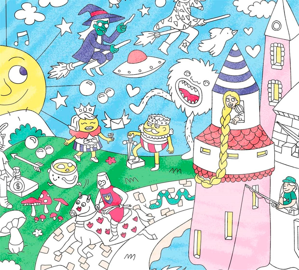 Omy Coloring Poster Magic
