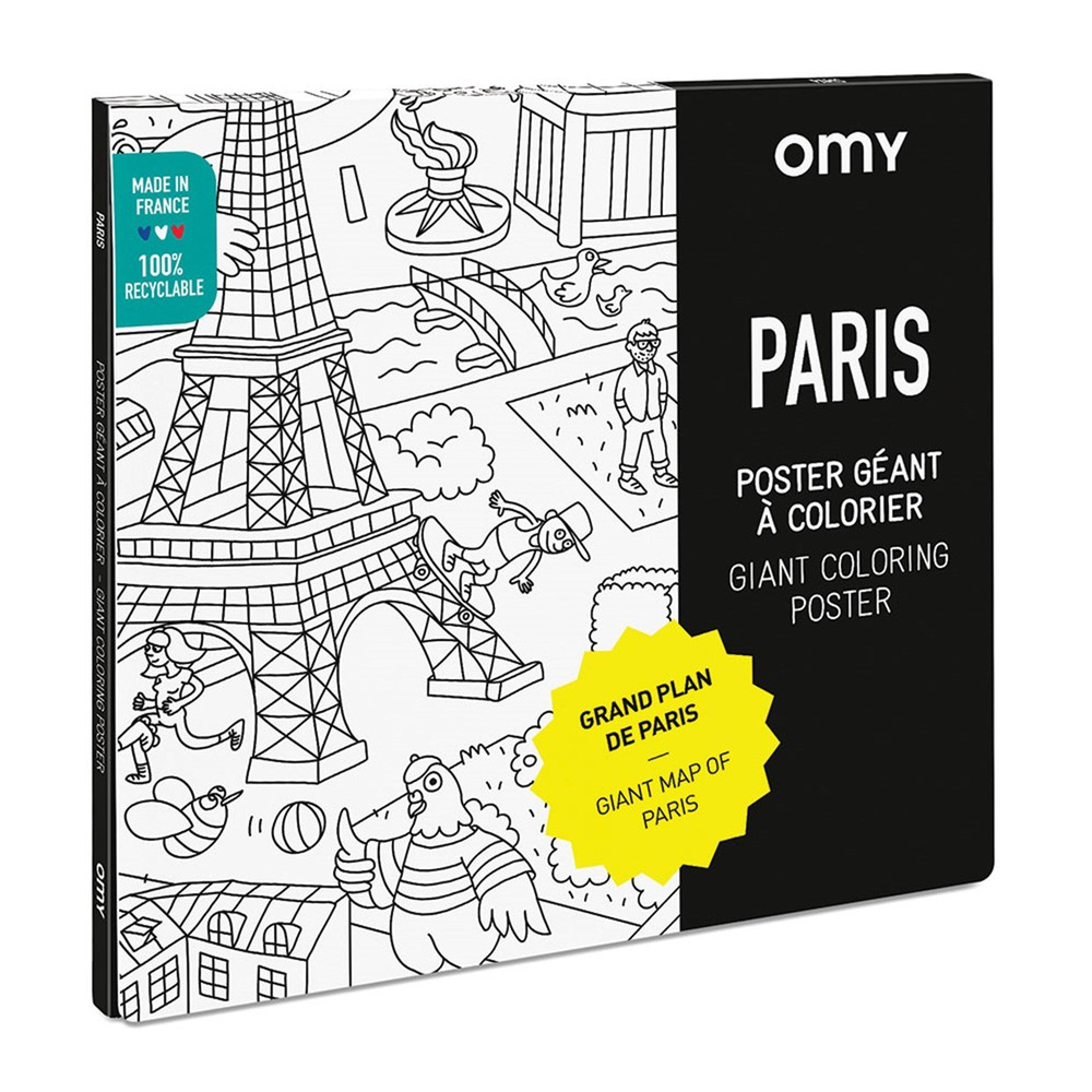 Omy Coloring Poster Paris