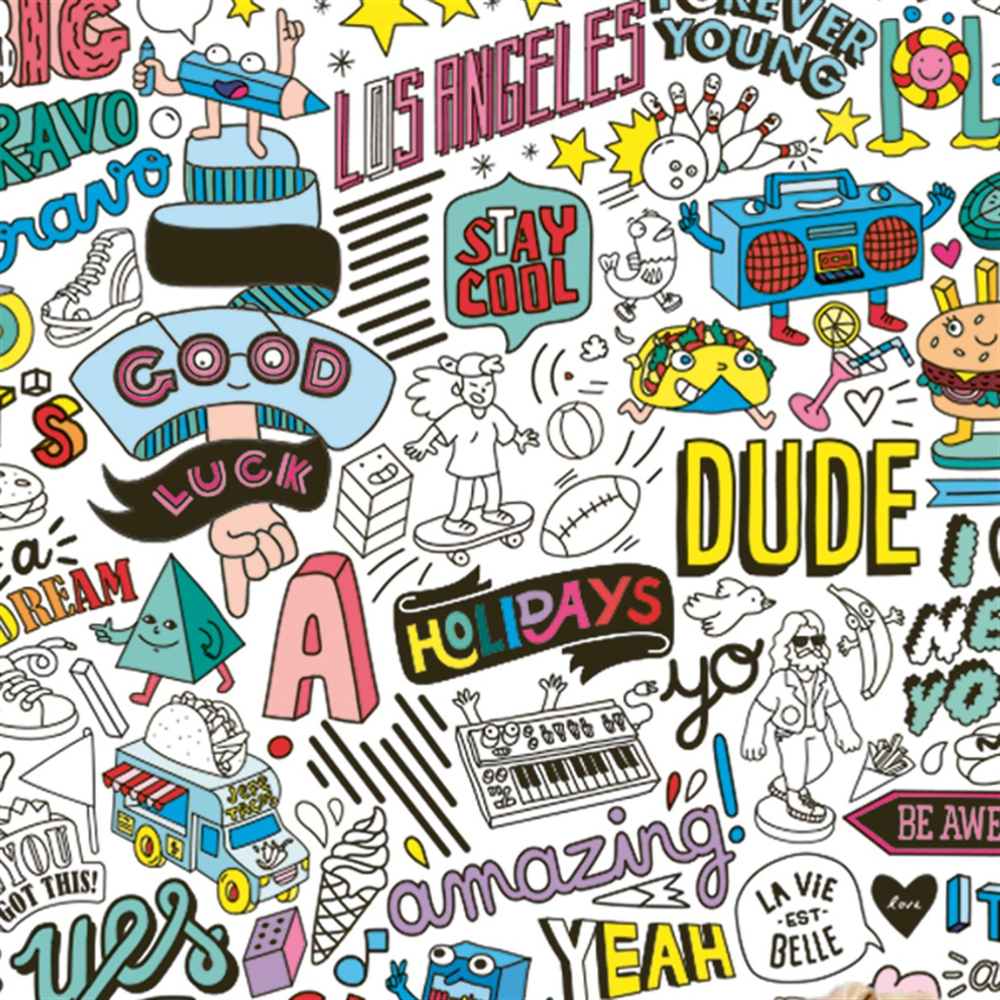 Omy Coloring Sticker & Poster Street Art