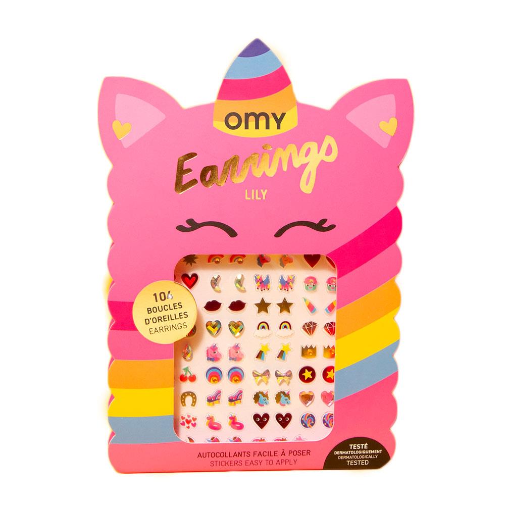 Omy Earrings Yapışkanlı Küpe Lily