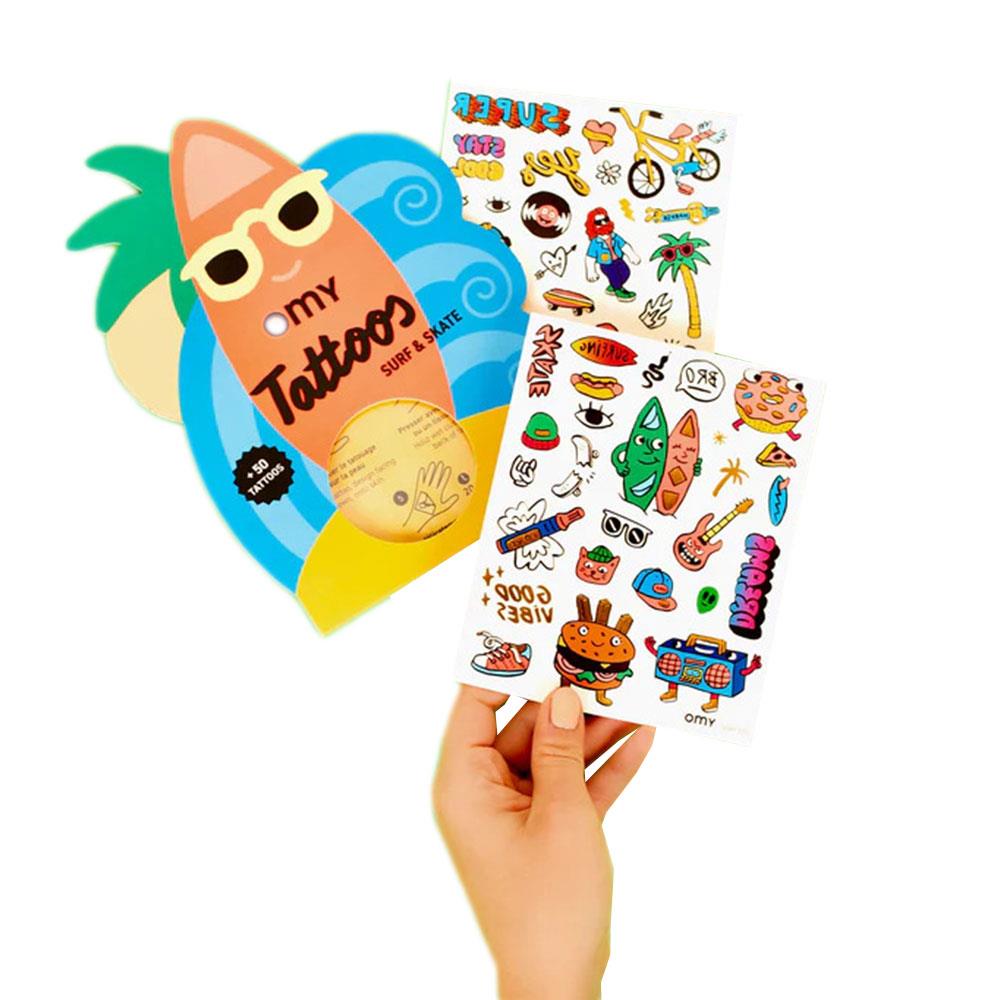 Omy Geçici Dövme Surf & Skate