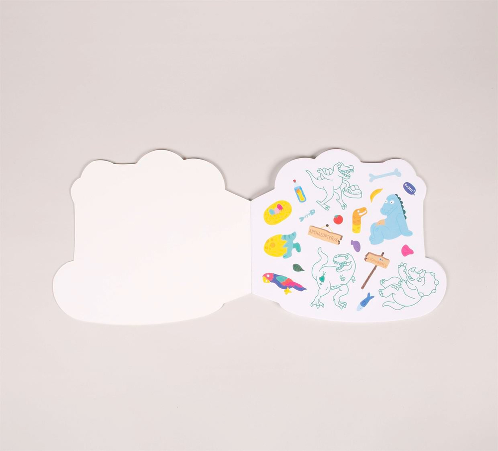 Omy Notebook & Sticker Dino