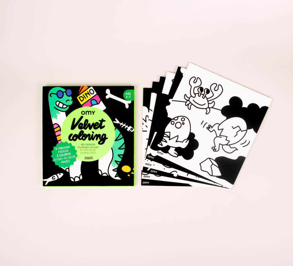Omy Velvet Coloring İlk Boyamalarım Dinos
