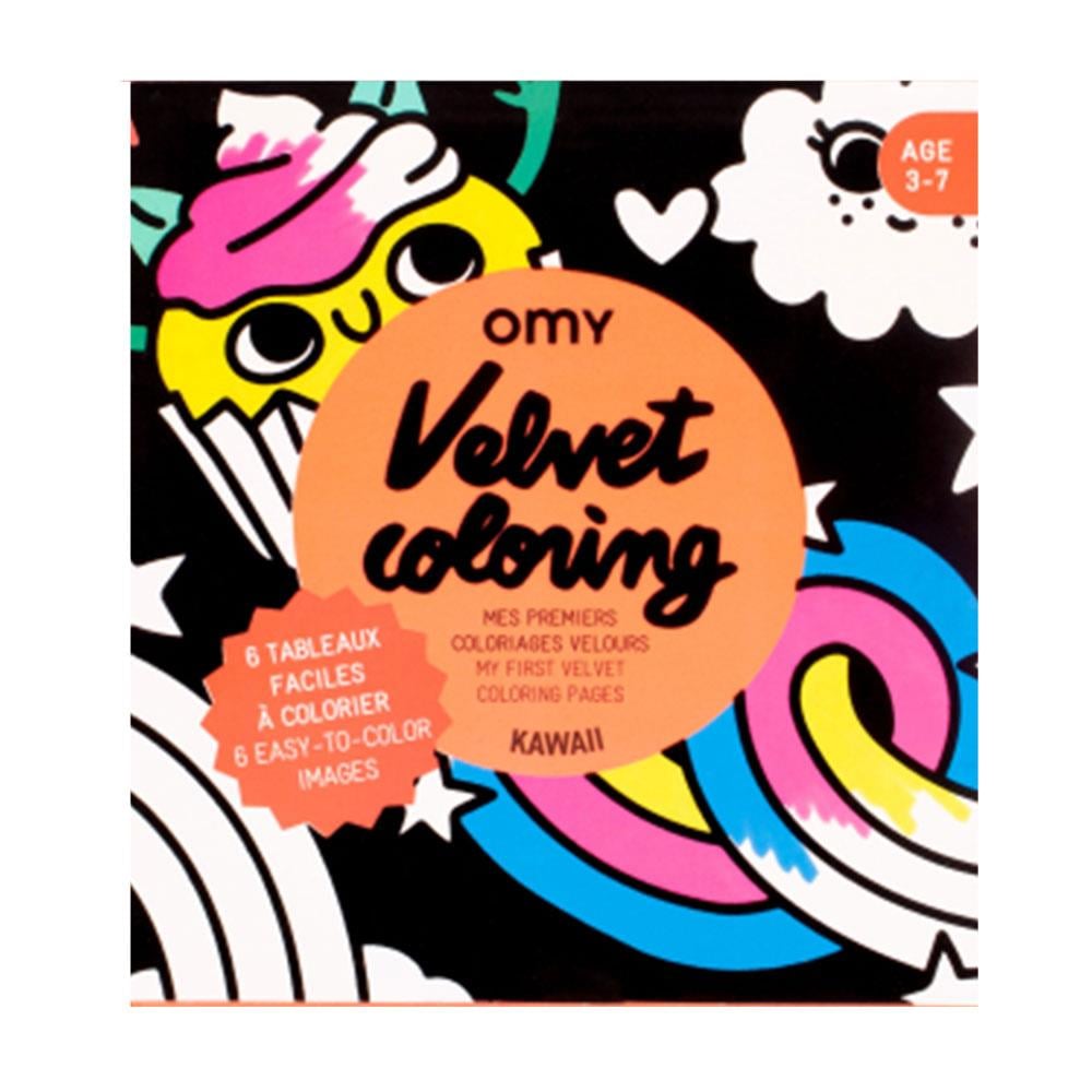 Omy Velvet Coloring İlk Boyamalarım Kawaii