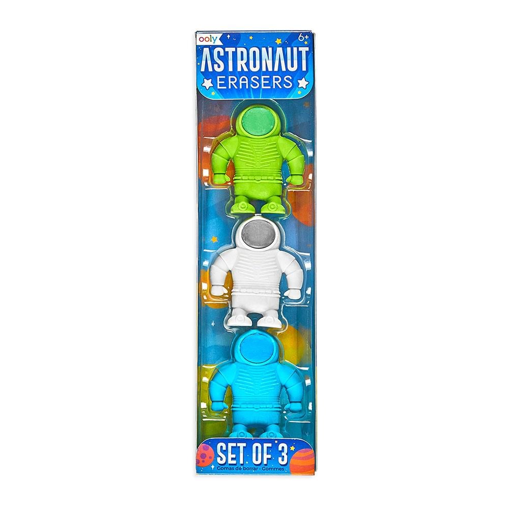 Ooly Astronot 3'lü Silgi Seti