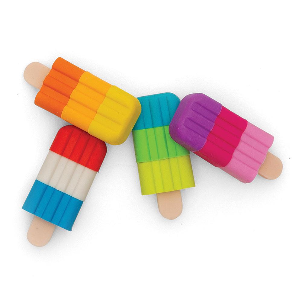 Ooly Icy Pops 4'lü Kokulu Silgi Seti