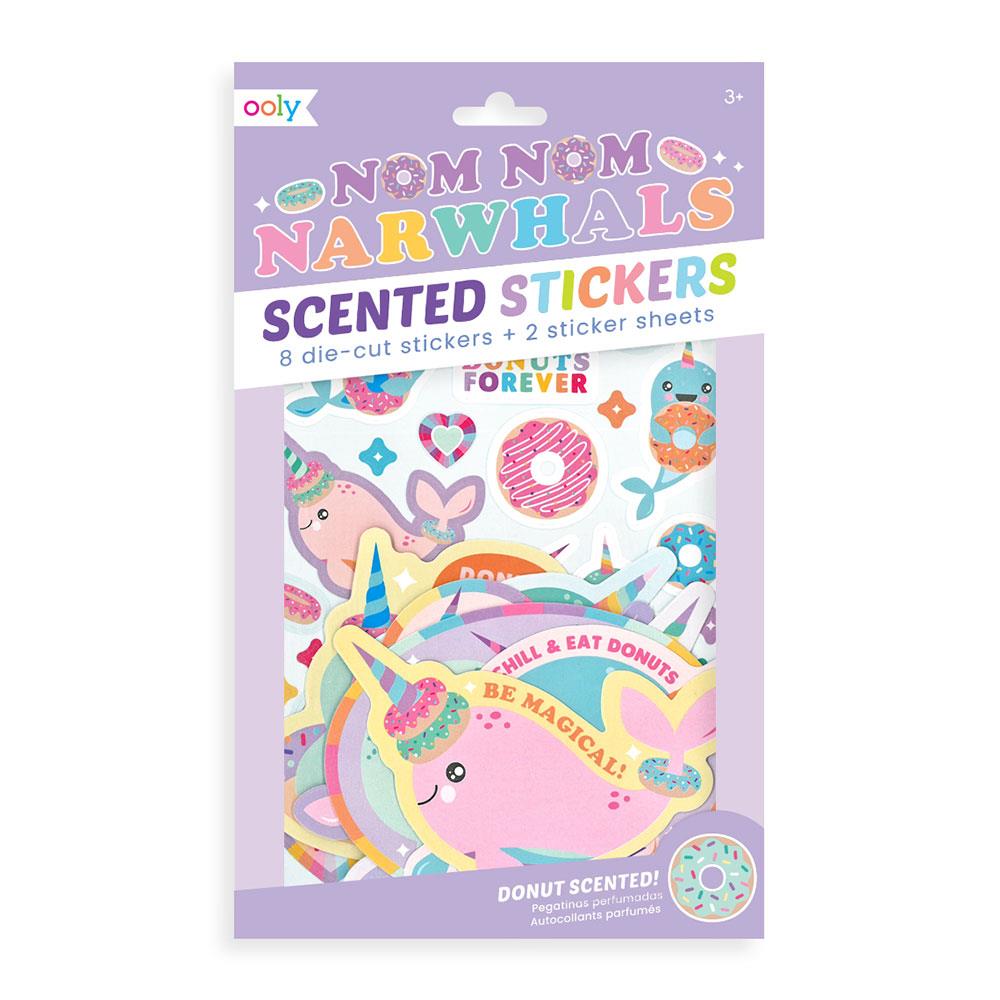 Ooly Kokulu Çıkartma Seti Nom Nom Narwhals