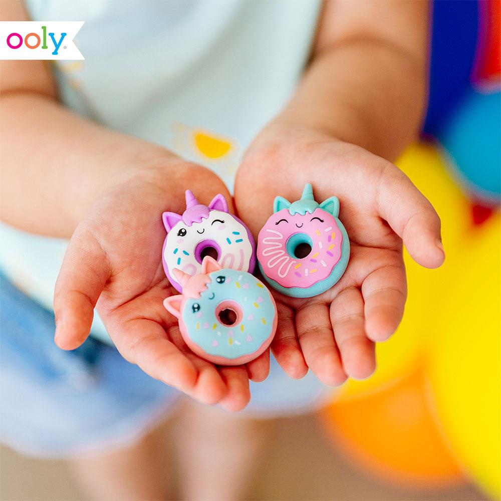 Ooly Magic Bakery Unicorn Donuts 3'lü Kokulu Silgi Seti