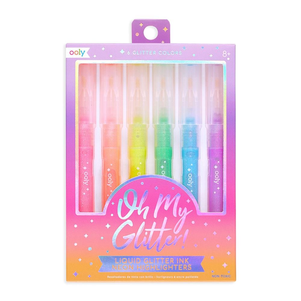 Ooly Oh My Glitter Neon 6'lı Highlighter