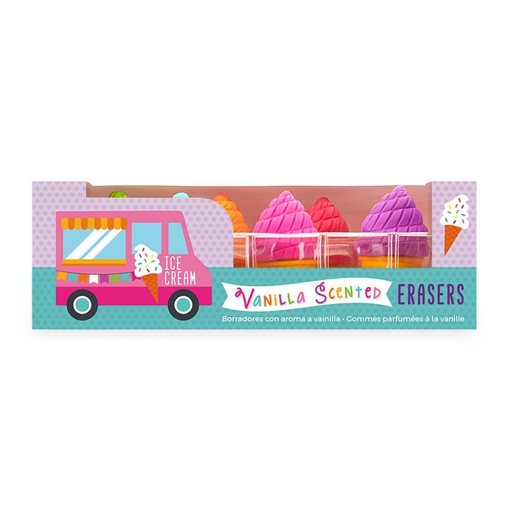 Ooly Petite Sweets Ice Cream 6'lı Kokulu Silgi Seti