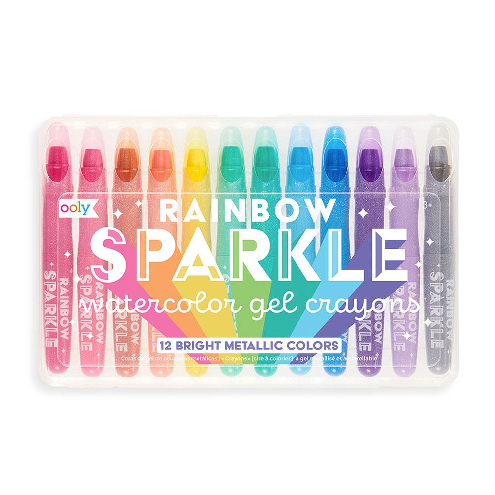 Ooly Rainbow Sparkle Sulu Boya Efektli 12'li Jel Boya