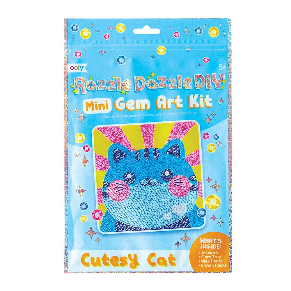 Ooly Razzle Dazzle Mini Kristal Sanat Seti Cutesy Cat