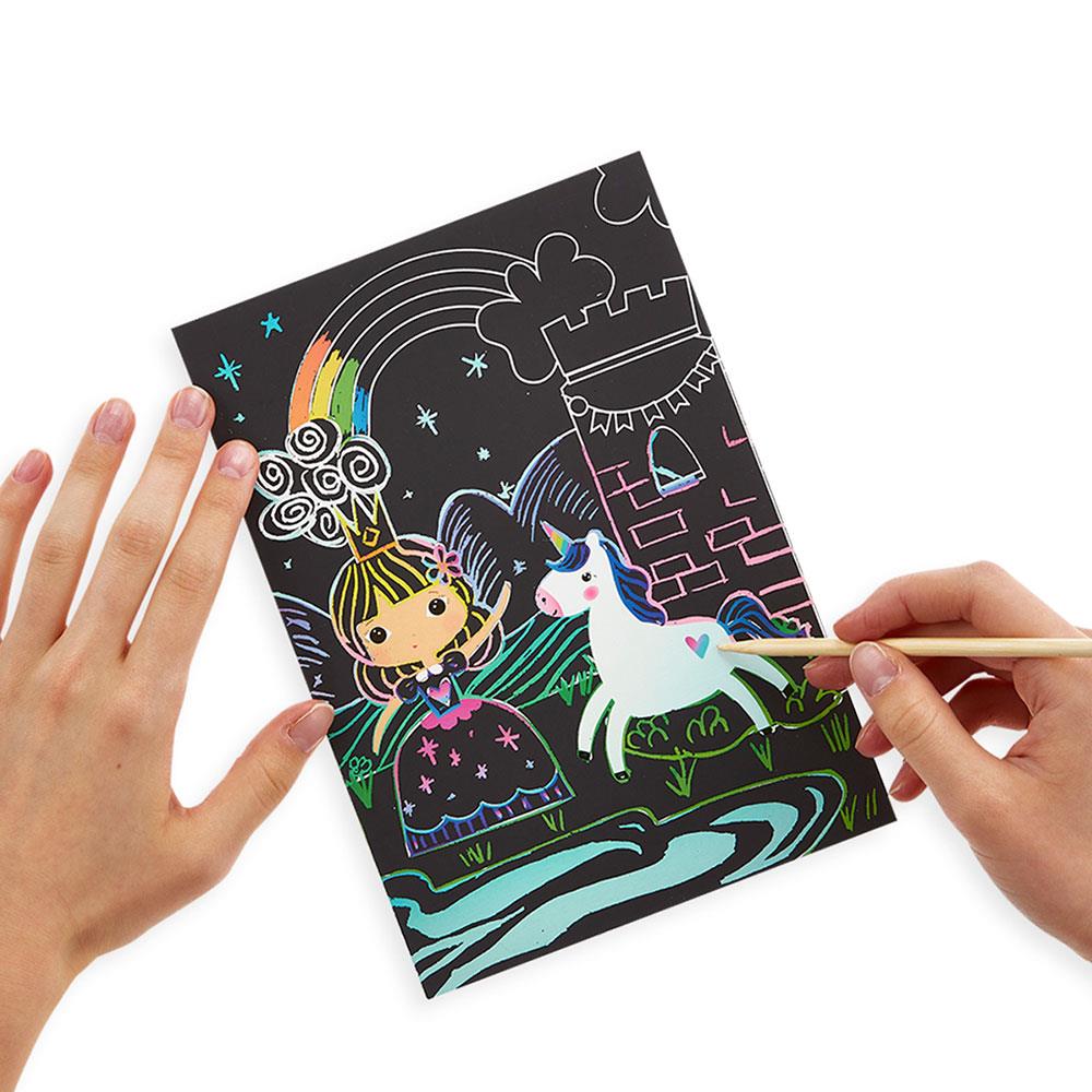 Ooly Scratch & Scribble Princess Garden