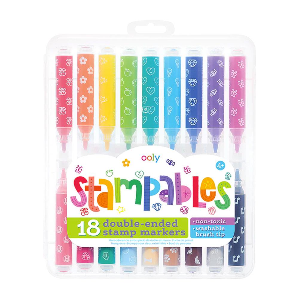 Ooly Stampables Çift Uçlu 18'li Keçeli Kalem