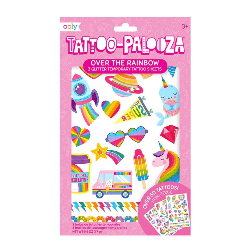 Ooly Tattoo Palooza Geçici Dövme Seti Over The Rainbow