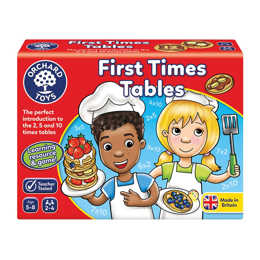 Orchard Toys First Times Table 5-8 Yaş