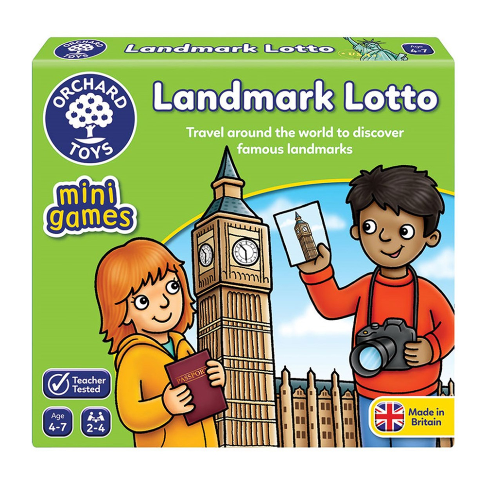 Orchard Toys Landmark Lotto 4-7 Yaş