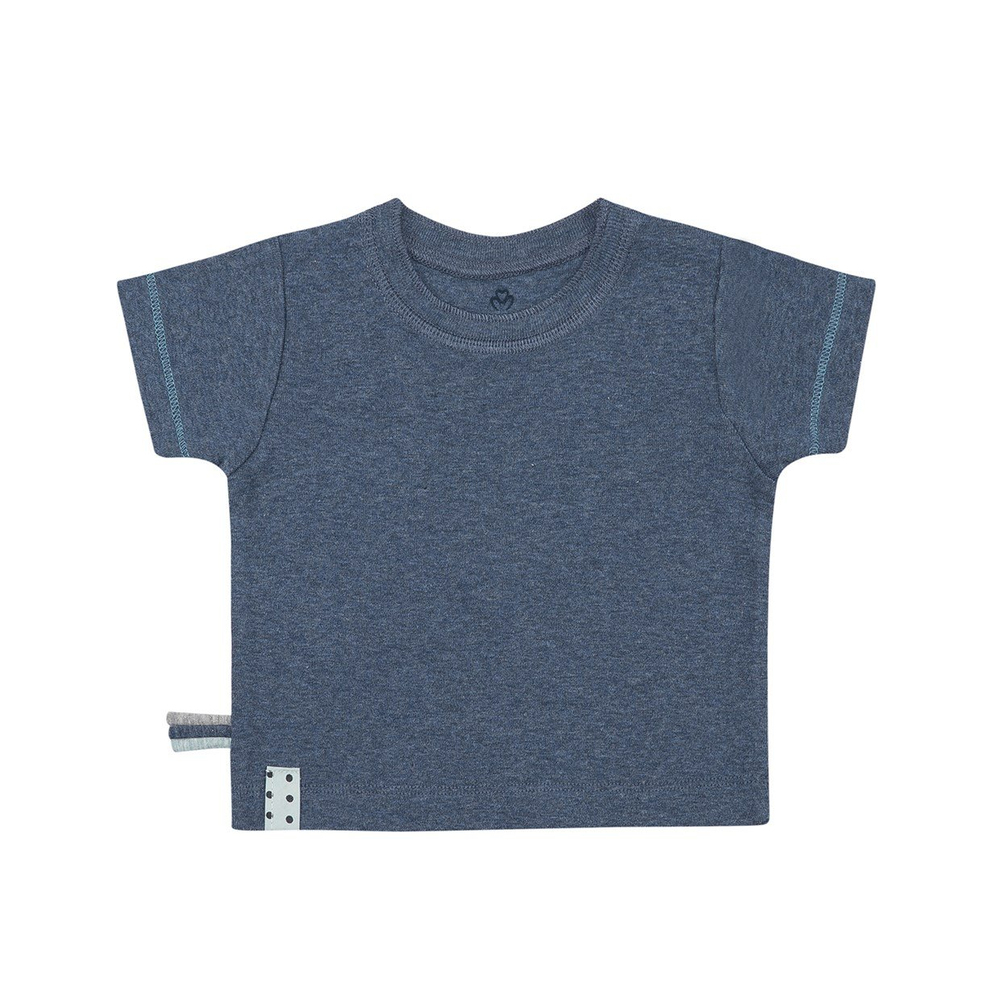 Organicera Organik Kısa Kollu Tişört Indigo